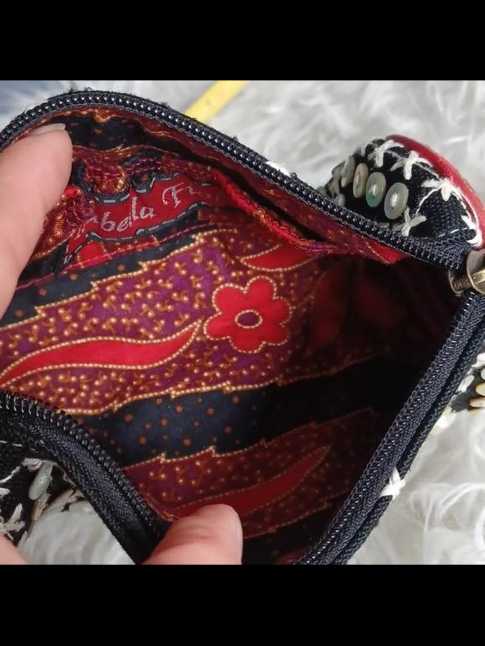 Isabella Fiore, Embellished Cylinder Wristlet